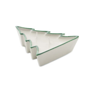 Jõulupuukujuline küünal portselanist alusel HOLIFIR